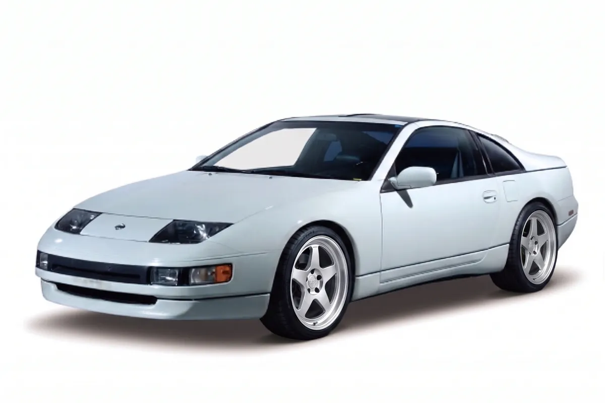 The same 1996 Nissan 300ZX with new wheels